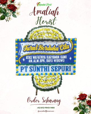 Papan Bunga Duka di Airpura