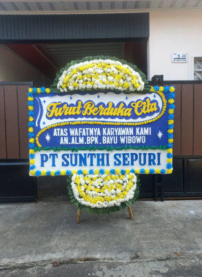 Papan Bunga Duka di Airpura